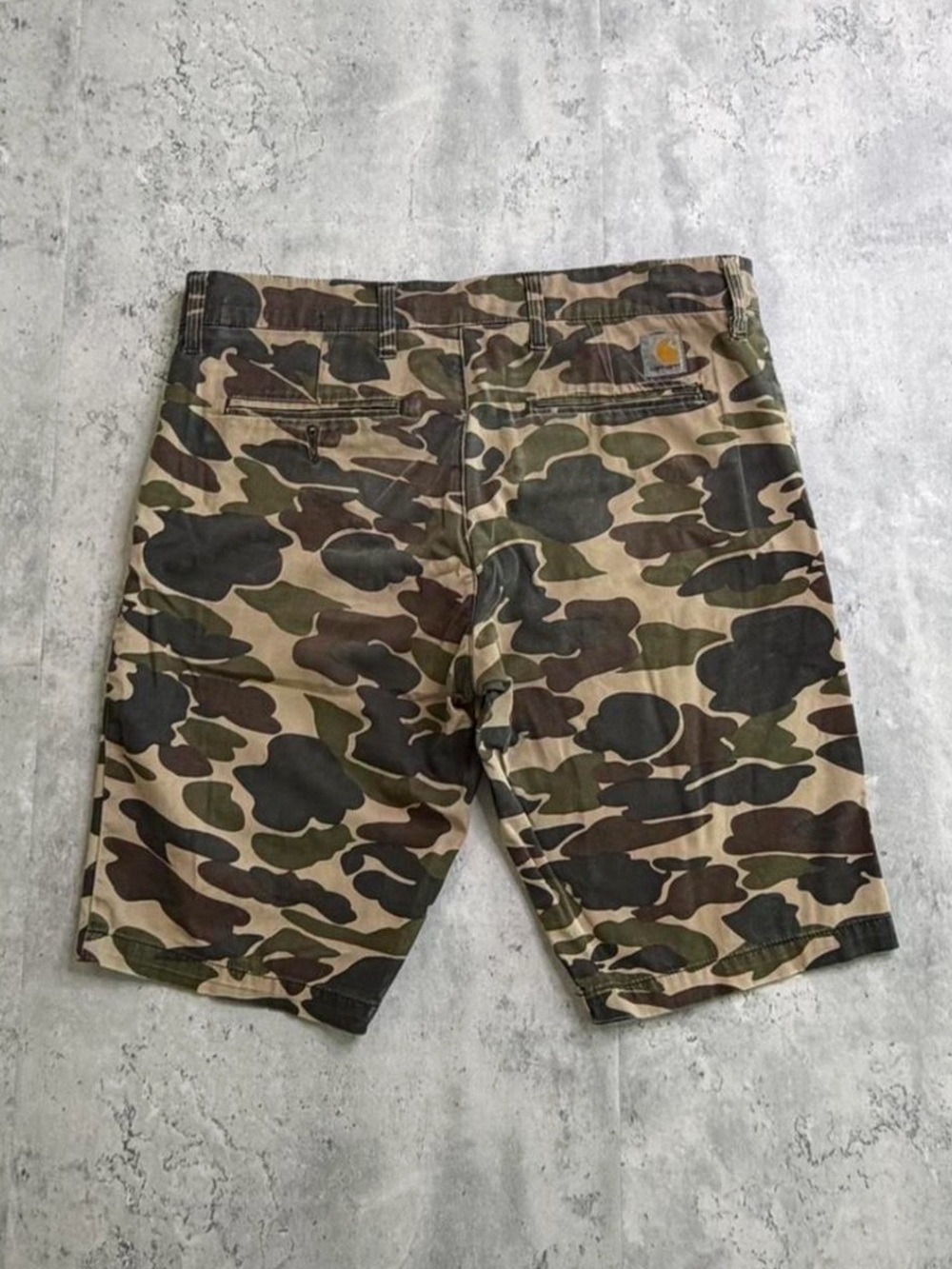 Carhartt WIP Sid Duck Camo Shorts 32”Streetwear Workwear